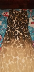 Ombre Giraffe Calvin Klein dress